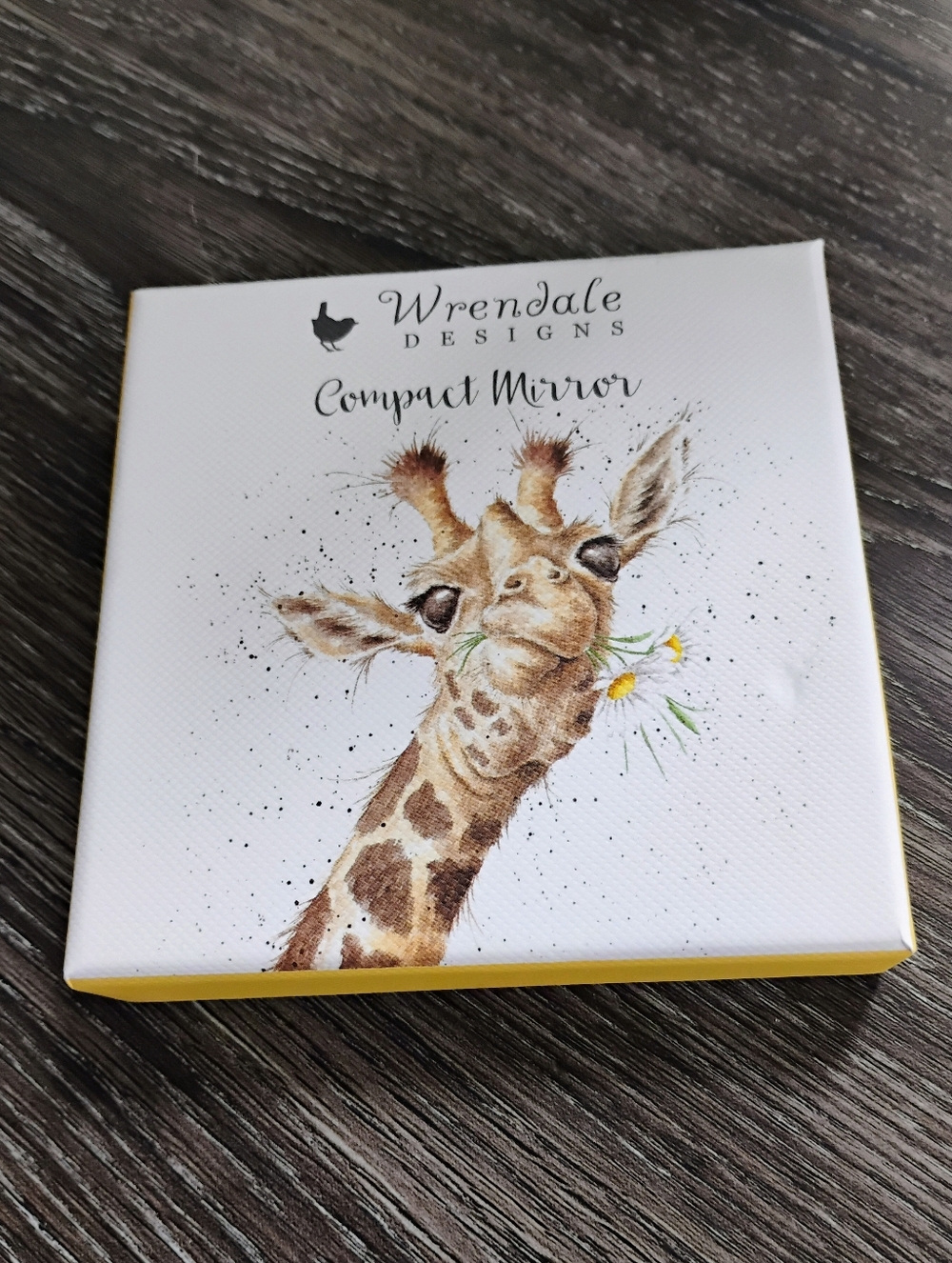 Wrendale Designs Giraffe Compact Mirror